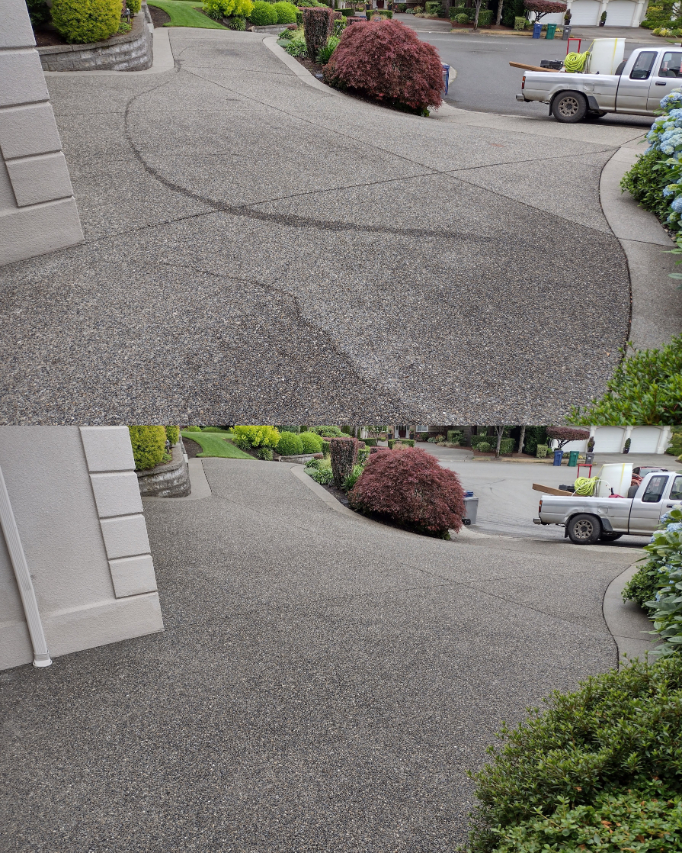 Oil stain removal